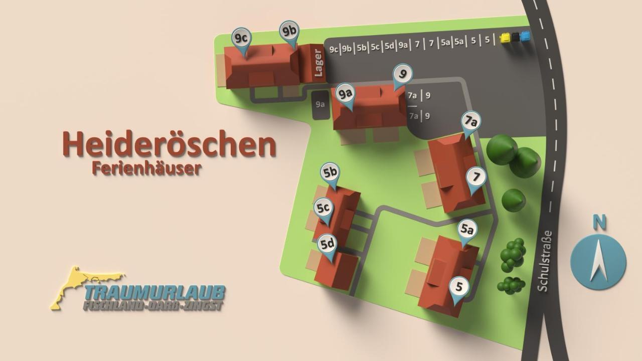 Heideroeschen Park Heideroeschen 5C Villa Zingst Bagian luar foto